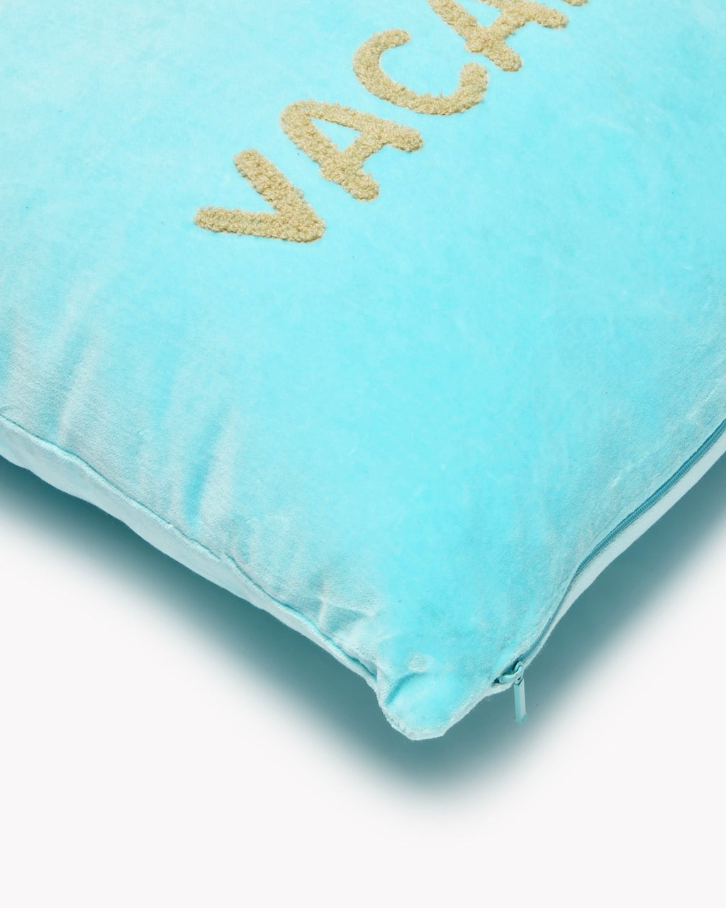 Coussin Velours Maison de Vacances