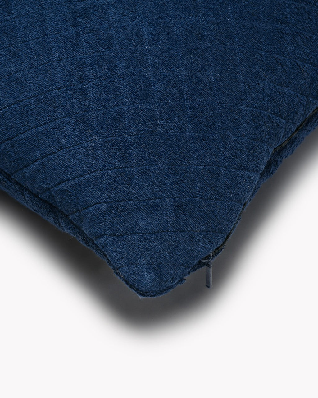 ROYAL BEACH CLUB Cushion 100% Embroidered Velvet Cotton | 50×50 cm