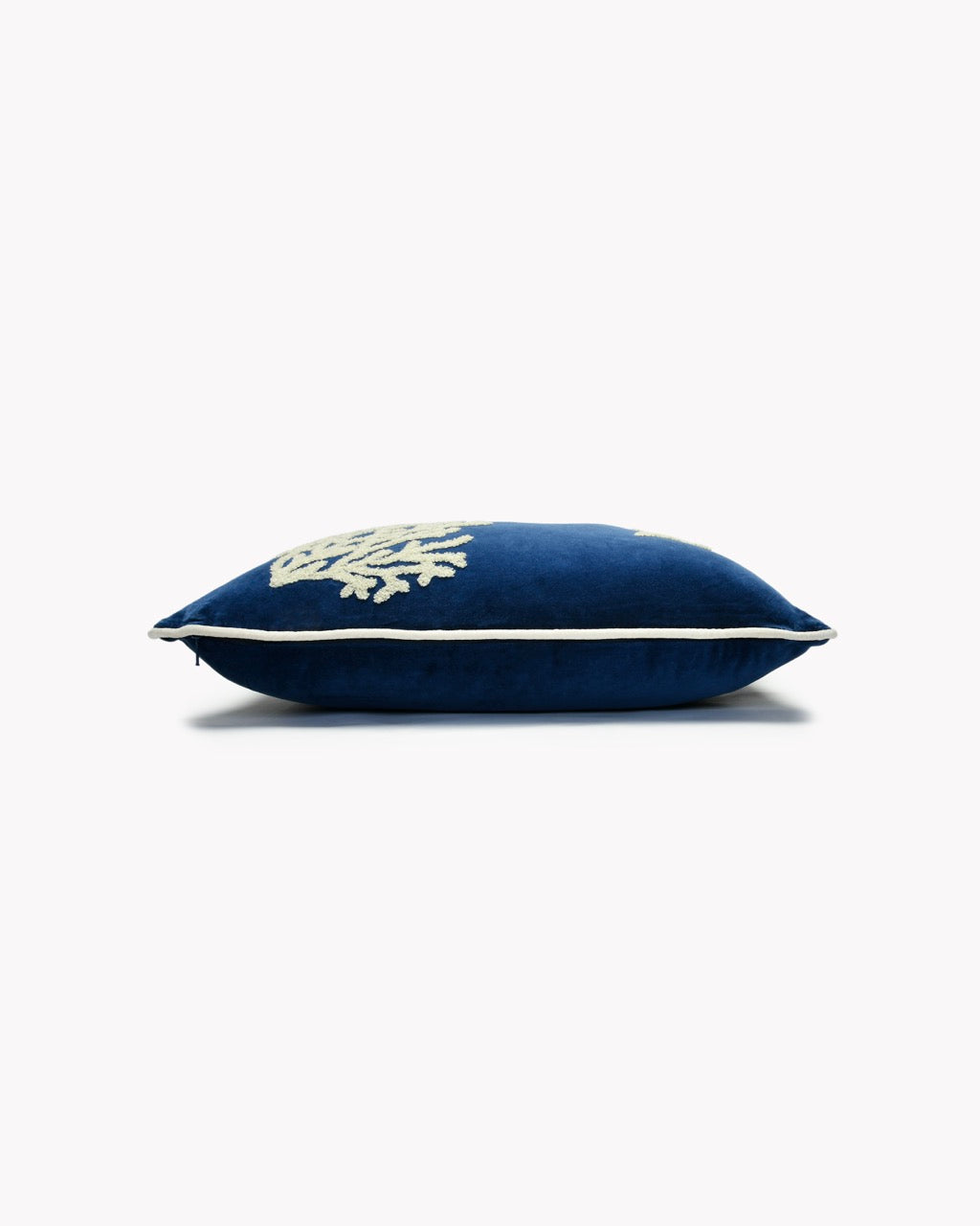 Coussin Rectangle Velours Coraux & Étoiles de Mer
