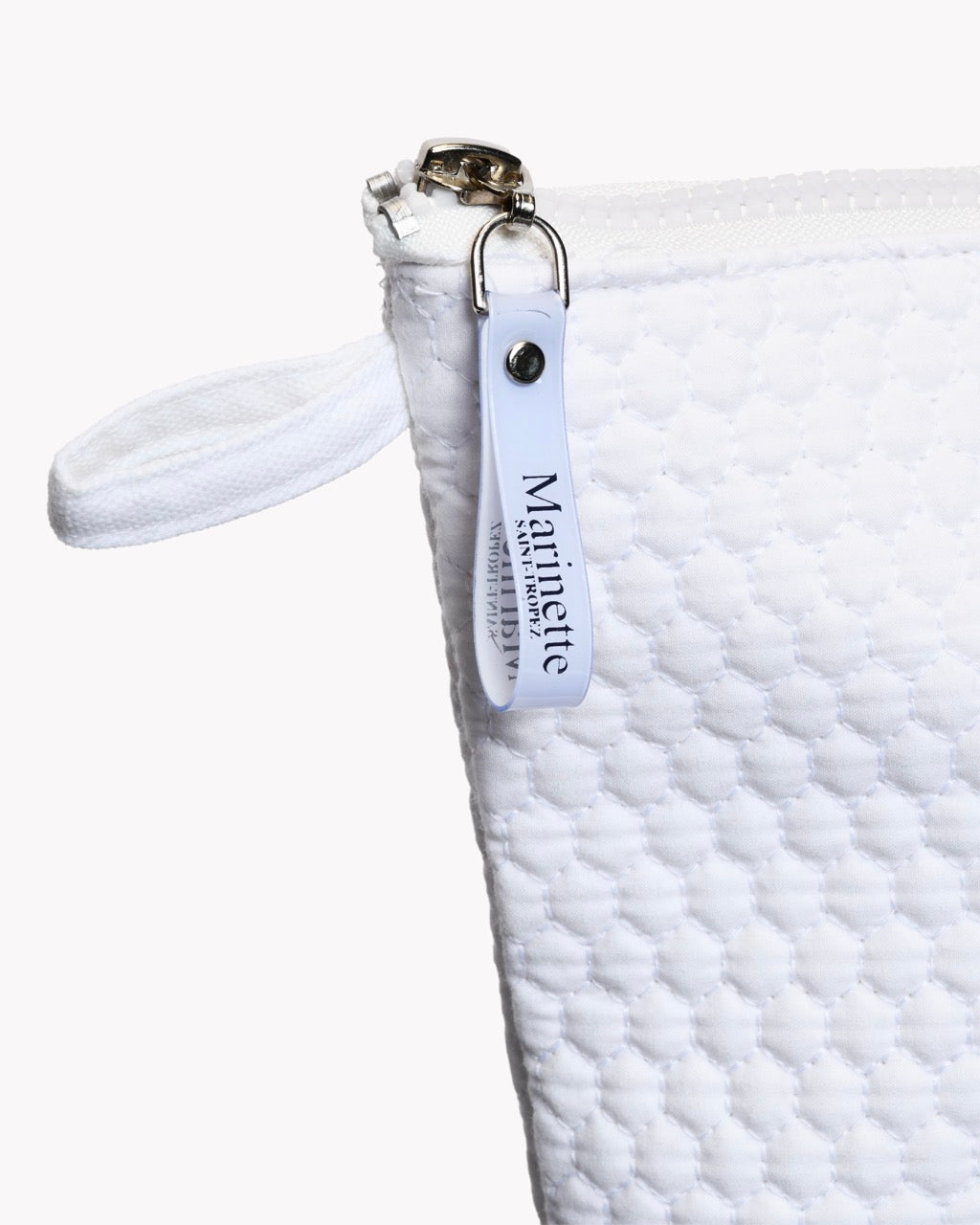 MAYA Embroidered Bee Toiletry Bag - Large Model 100% Quilted Cotton | 30×20×9 cm