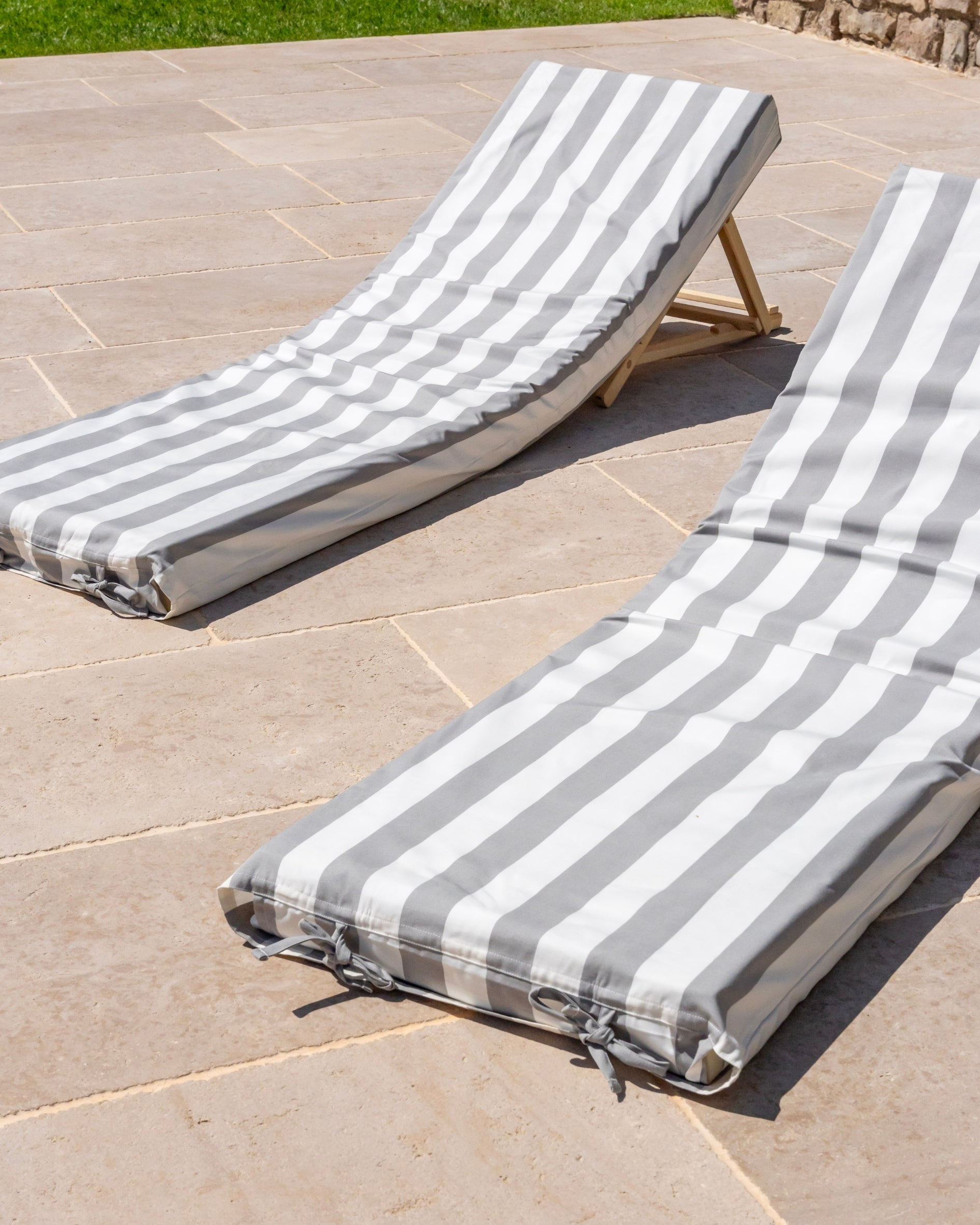 PACK DUO - 2 matelas de piscine complets rayures