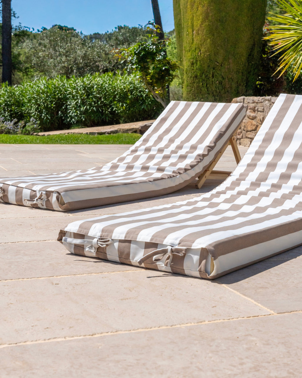 PACK DUO - 2 matelas de piscine complets rayures