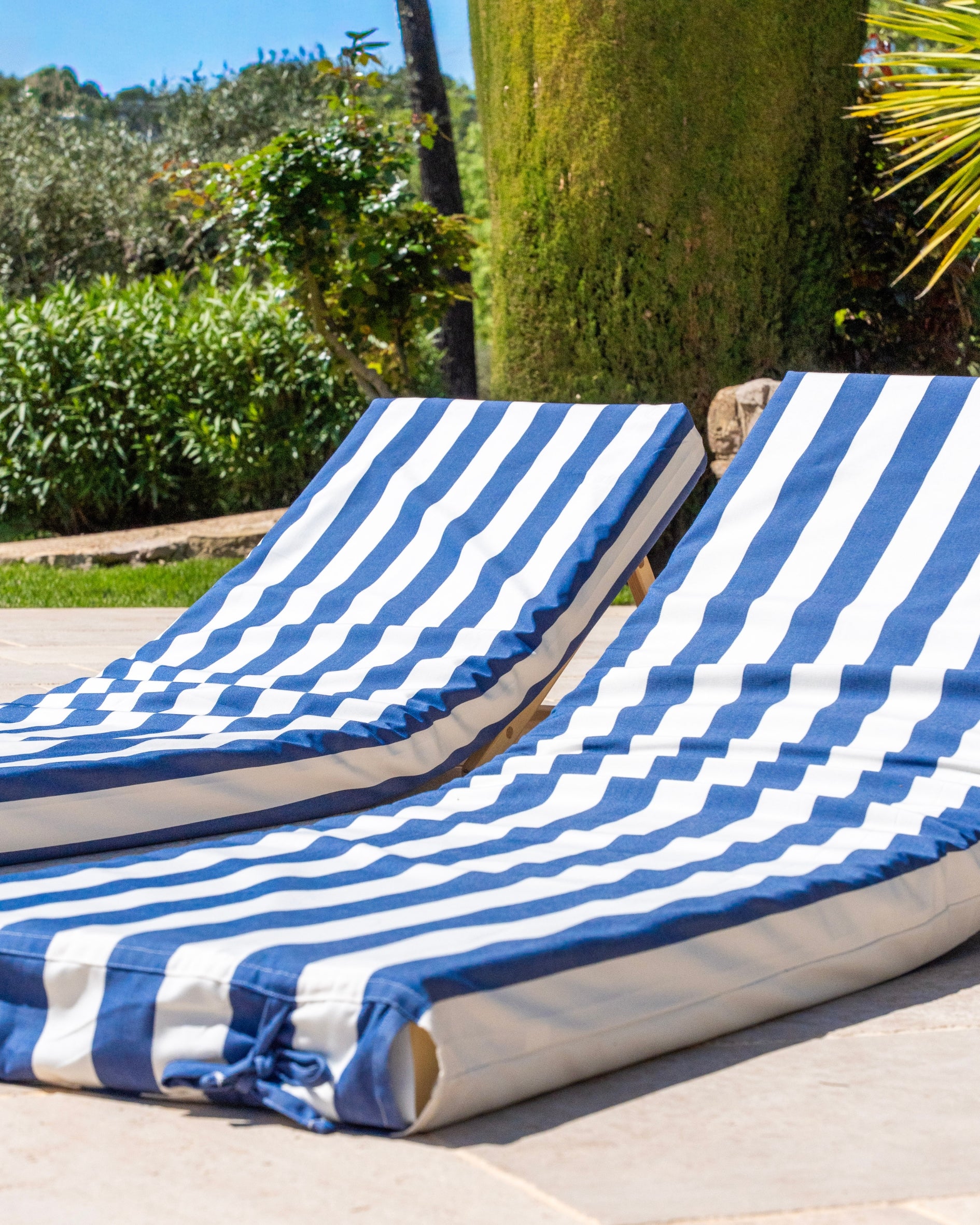 PACK DUO - 2 matelas de piscine complets rayures
