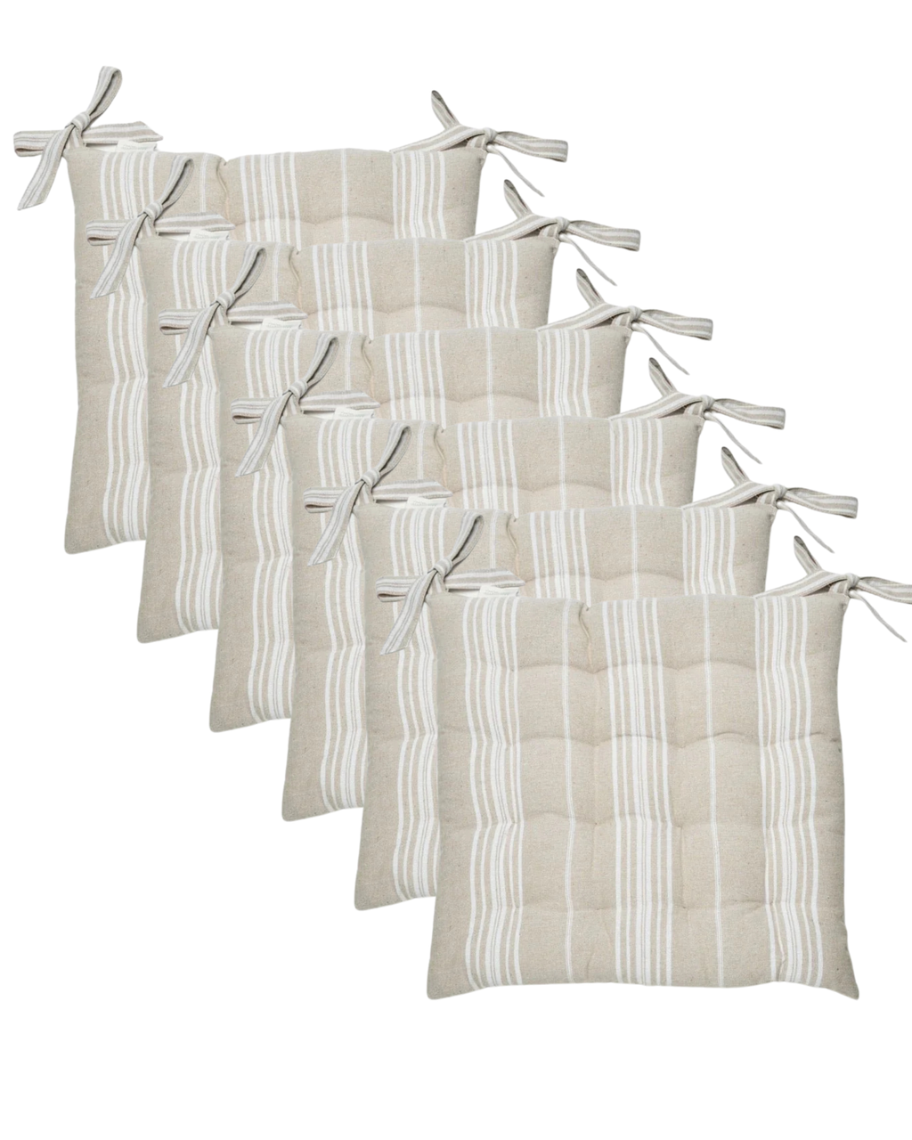 Lot de 6 galettes de chaise Patio