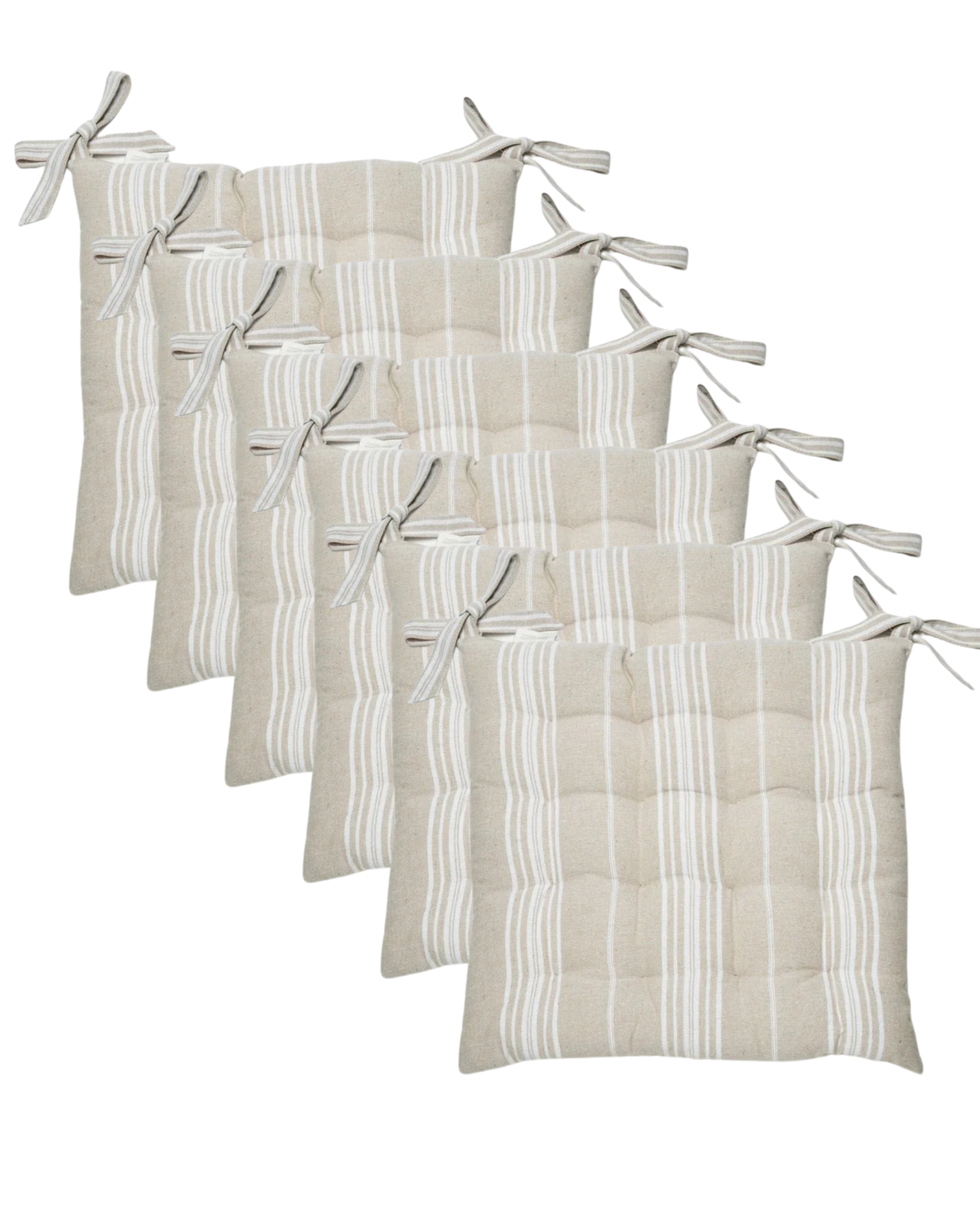Lot de 6 galettes de chaise Patio