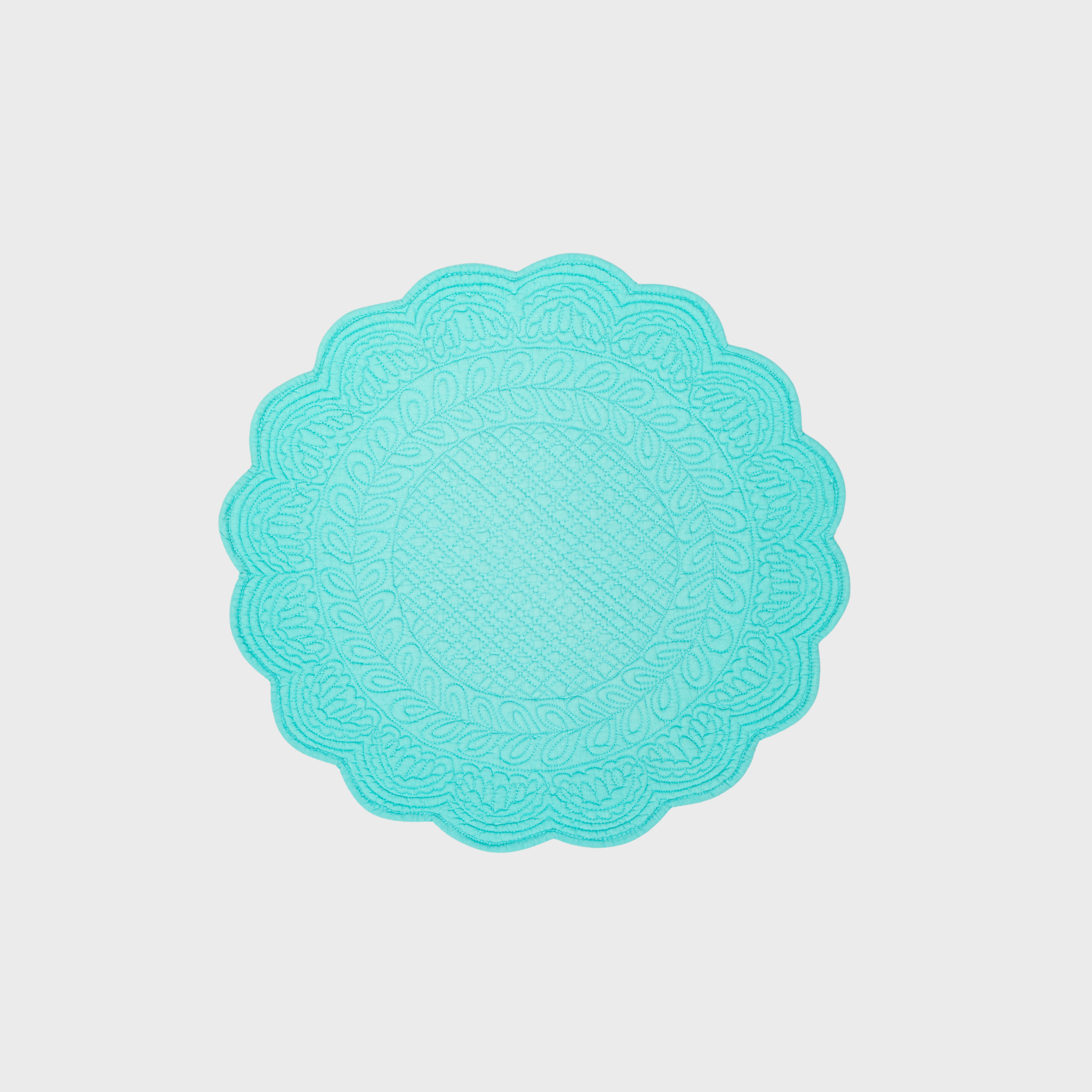 Set of 6 round Caesar placemats