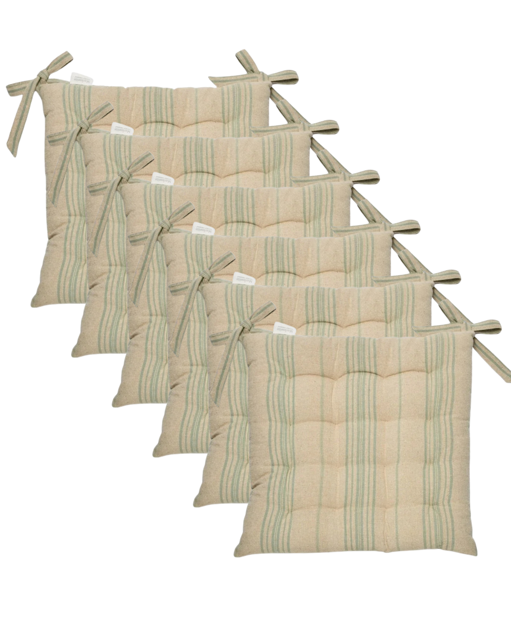 Lot de 6 galettes de chaise Patio