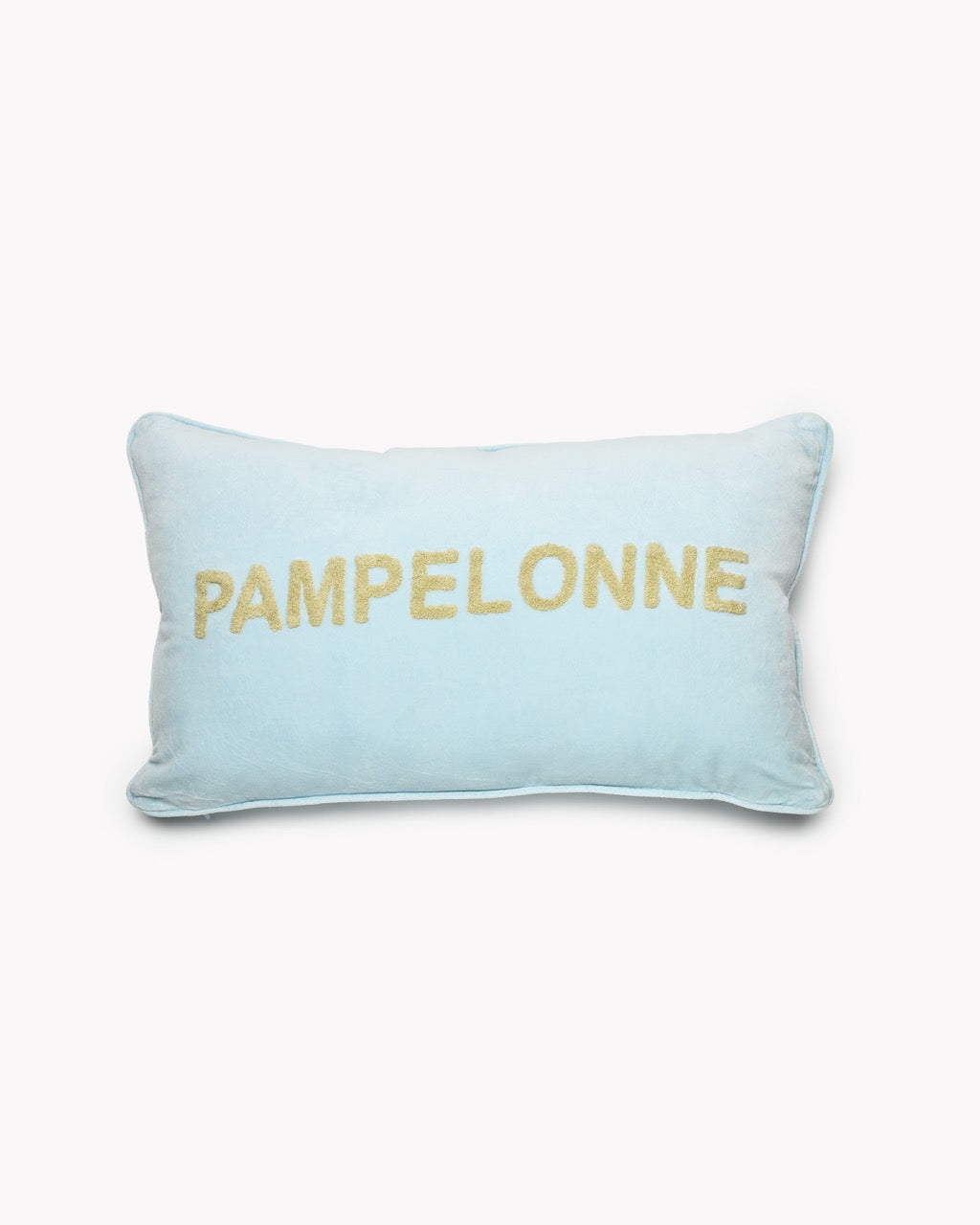 PAMPELONNE Rectangular Cushion 100% Cotton Tufted Velvet 40×60 cm