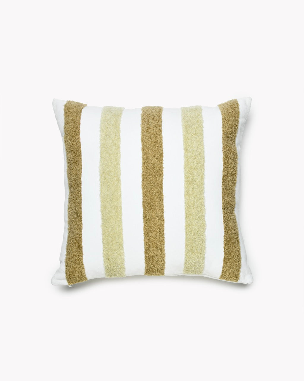 RAYURES Cushion 100% Cotton Velvet Tufted Navy Oyster White 50x50 cm