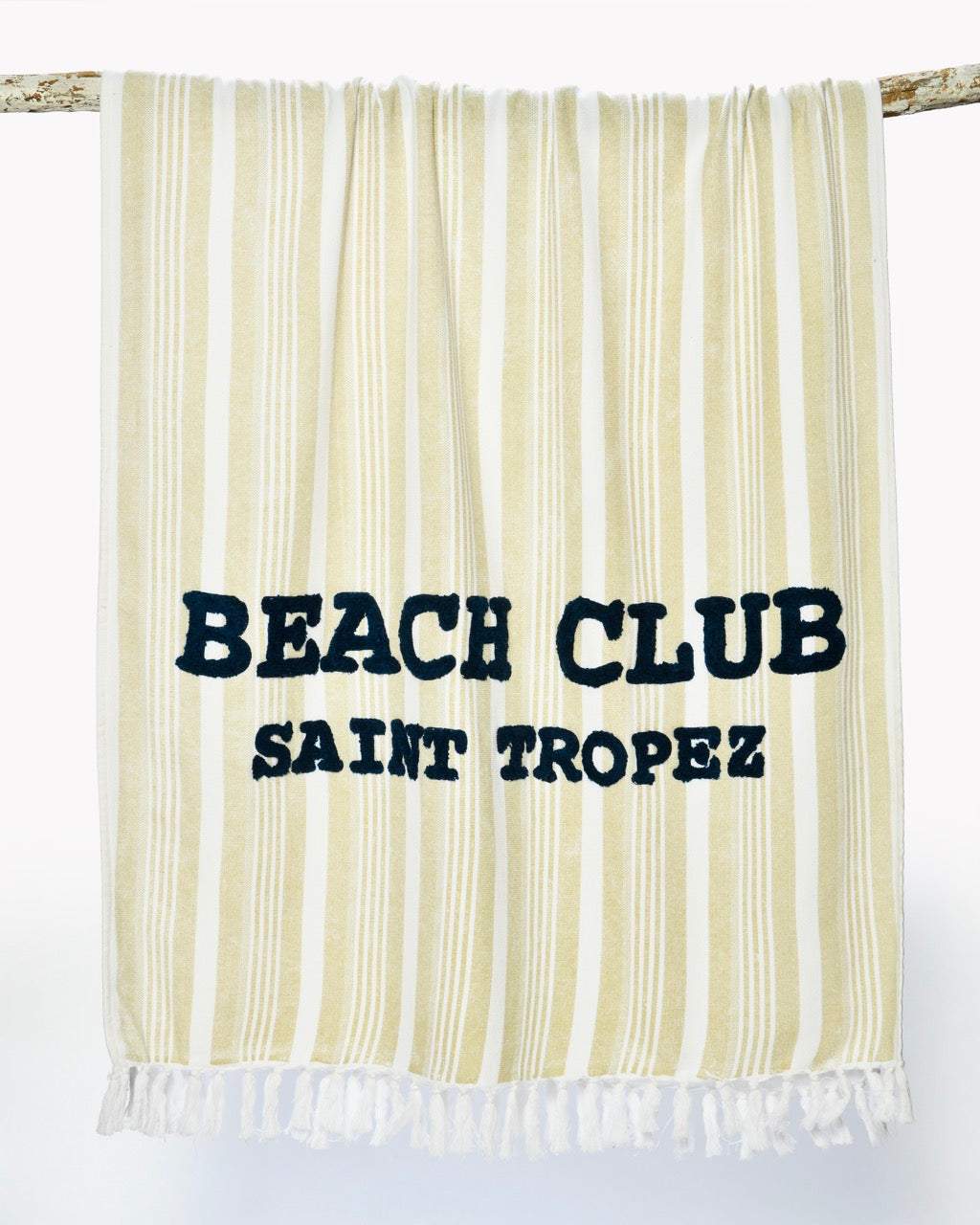 Fouta Bayadère Tufté Rayures