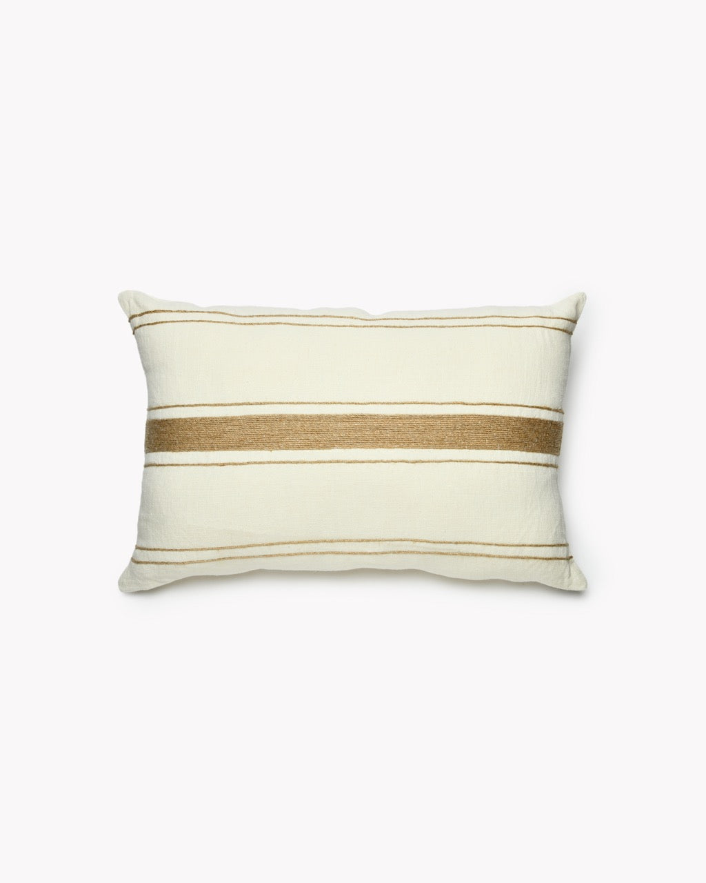 Coussin Rectangle Lin PAVILLON Tissé Rayures
