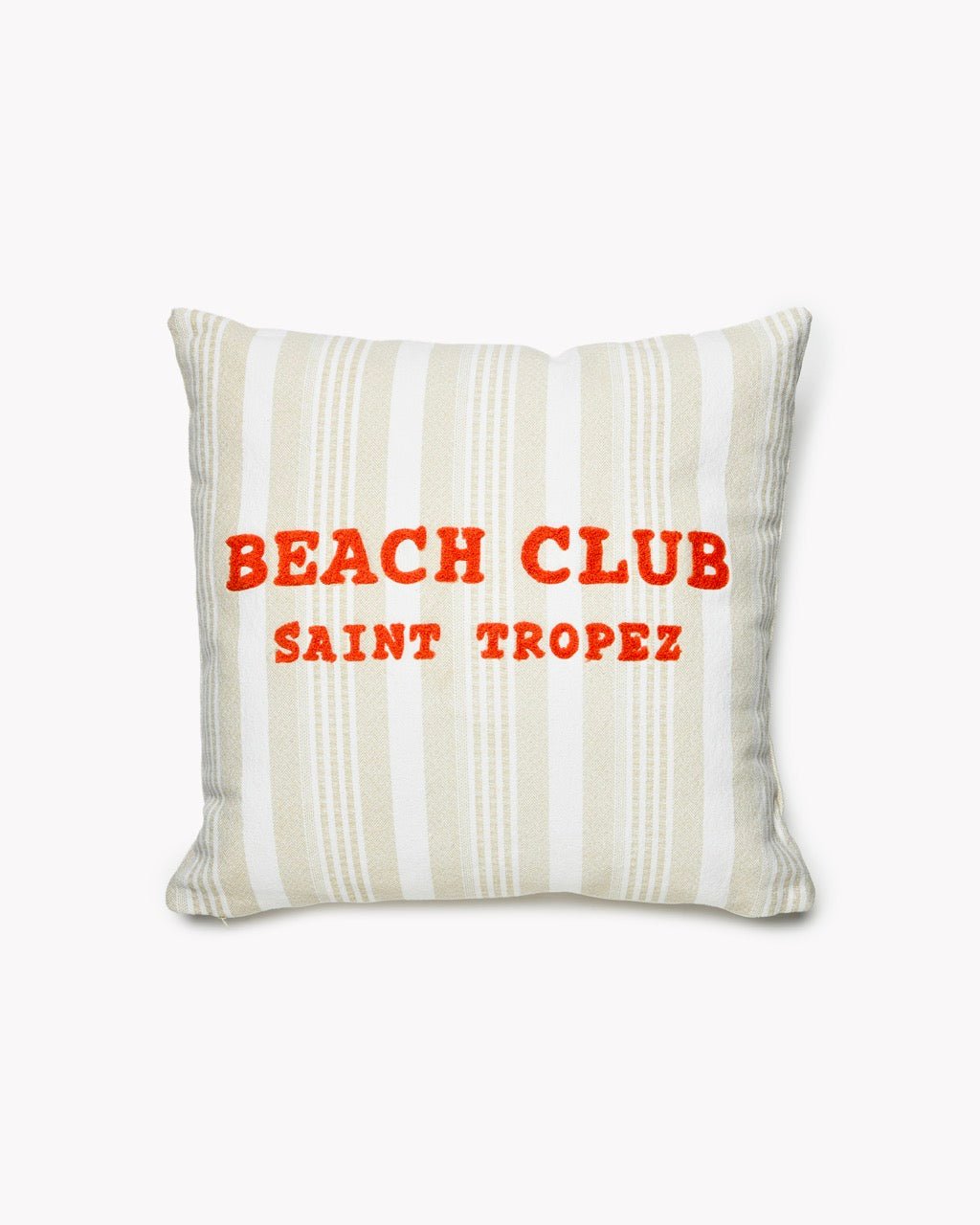 Coussin Beach Club — Rayures Bayadère - Marinette Saint-Tropez
