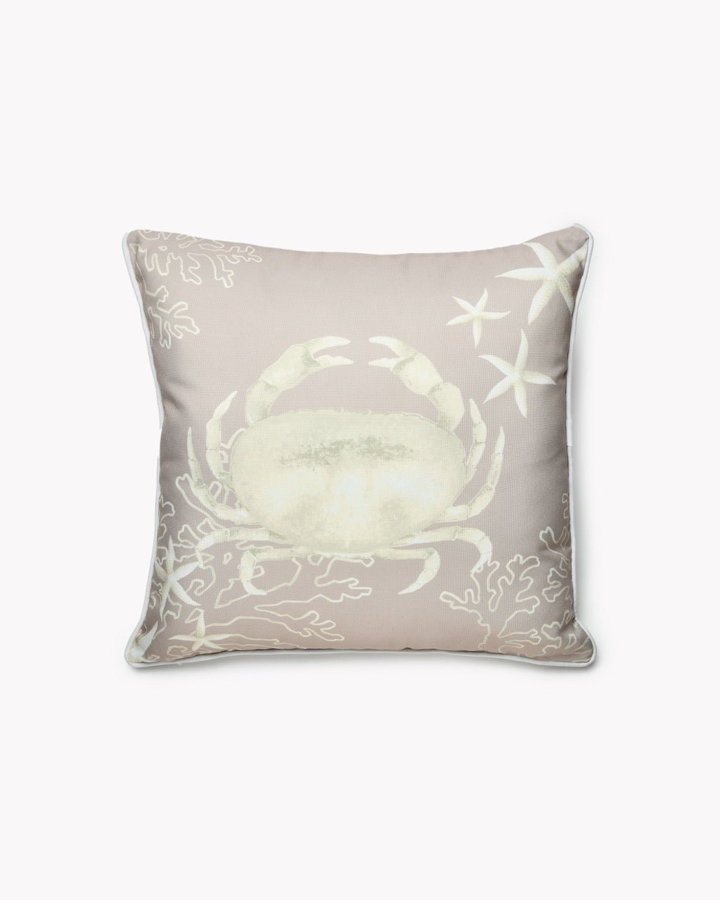Coussin d'Extérieur Crabe Déperlant 50×50 cm - 3 Coloris - Marinette Saint - Tropez
