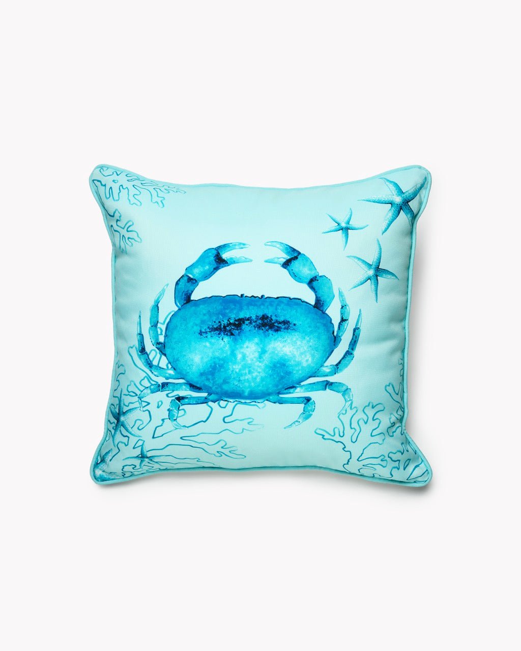 Coussin d'Extérieur Crabe Déperlant 50×50 cm - 3 Coloris - Marinette Saint - Tropez