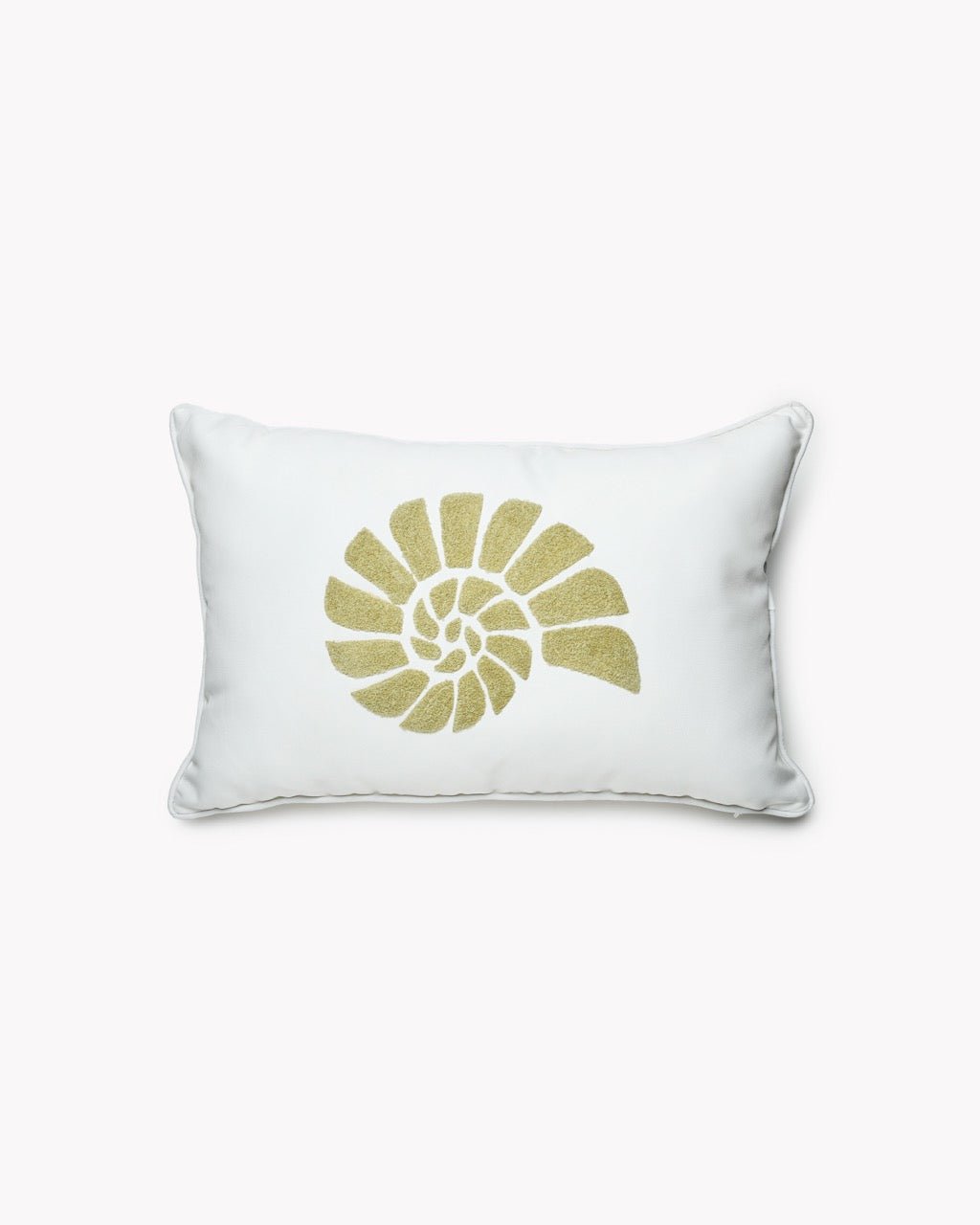 Coussin d'Extérieur Déperlant Coquillage — Motif Tufté - Marinette Saint - Tropez