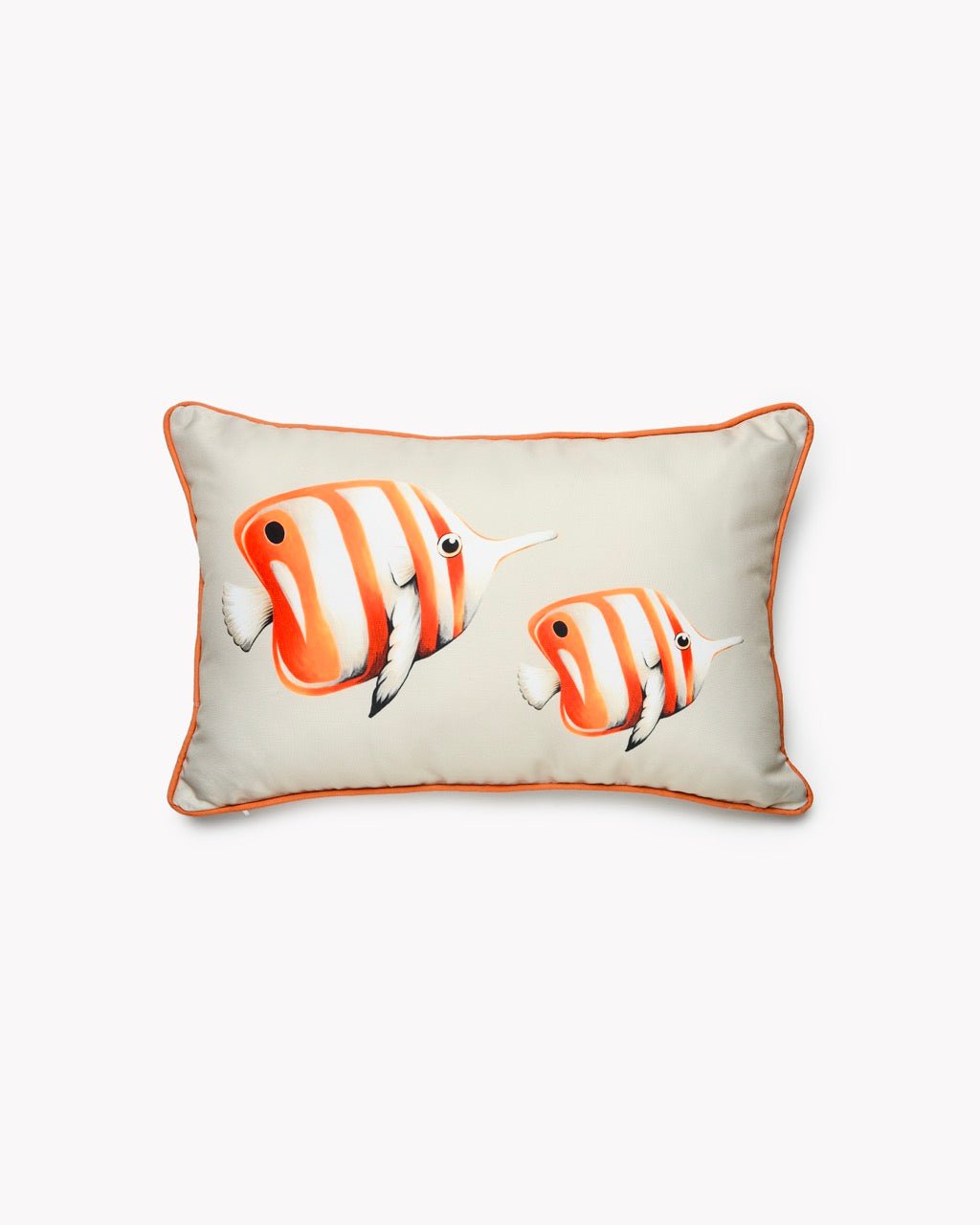 Coussin d'Extérieur Déperlant Poissons — Motif Imprimé - Marinette Saint - Tropez