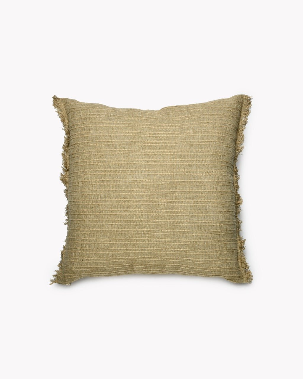 Coussin Lin TRINITY Tissé Rayures - Marinette Saint-Tropez