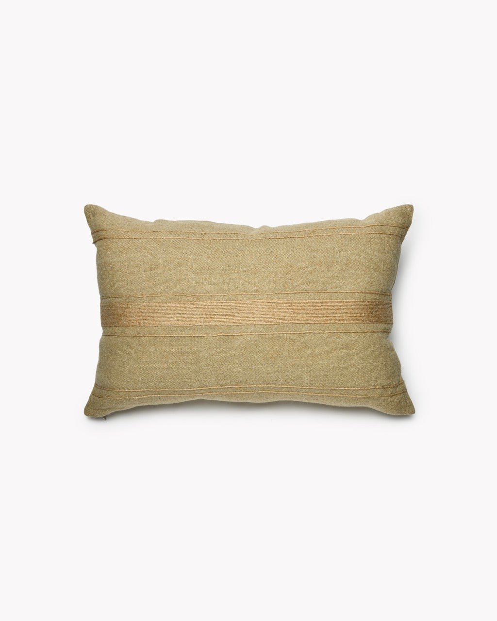 Coussin Rectangle Lin PAVILLON Tissé Rayures - Marinette Saint-Tropez