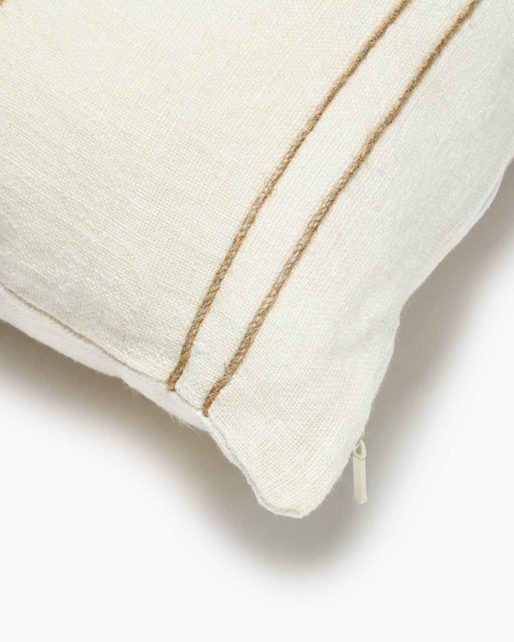Coussin Rectangle Lin PAVILLON Tissé Rayures - Marinette Saint-Tropez