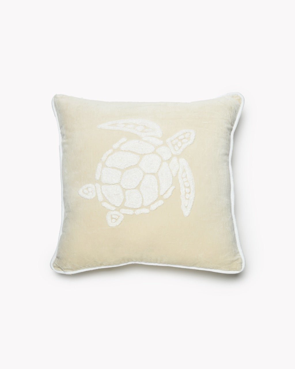 Coussin Velours Tortue Tuftée - Marinette Saint-Tropez
