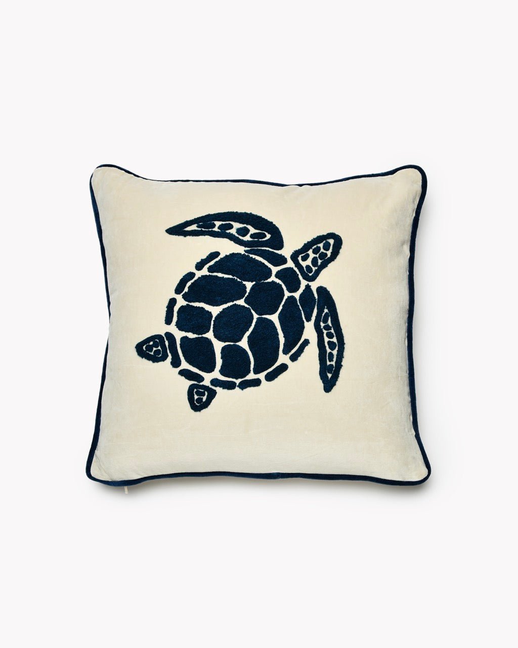 Coussin Velours Tortue Tuftée - Marinette Saint-Tropez