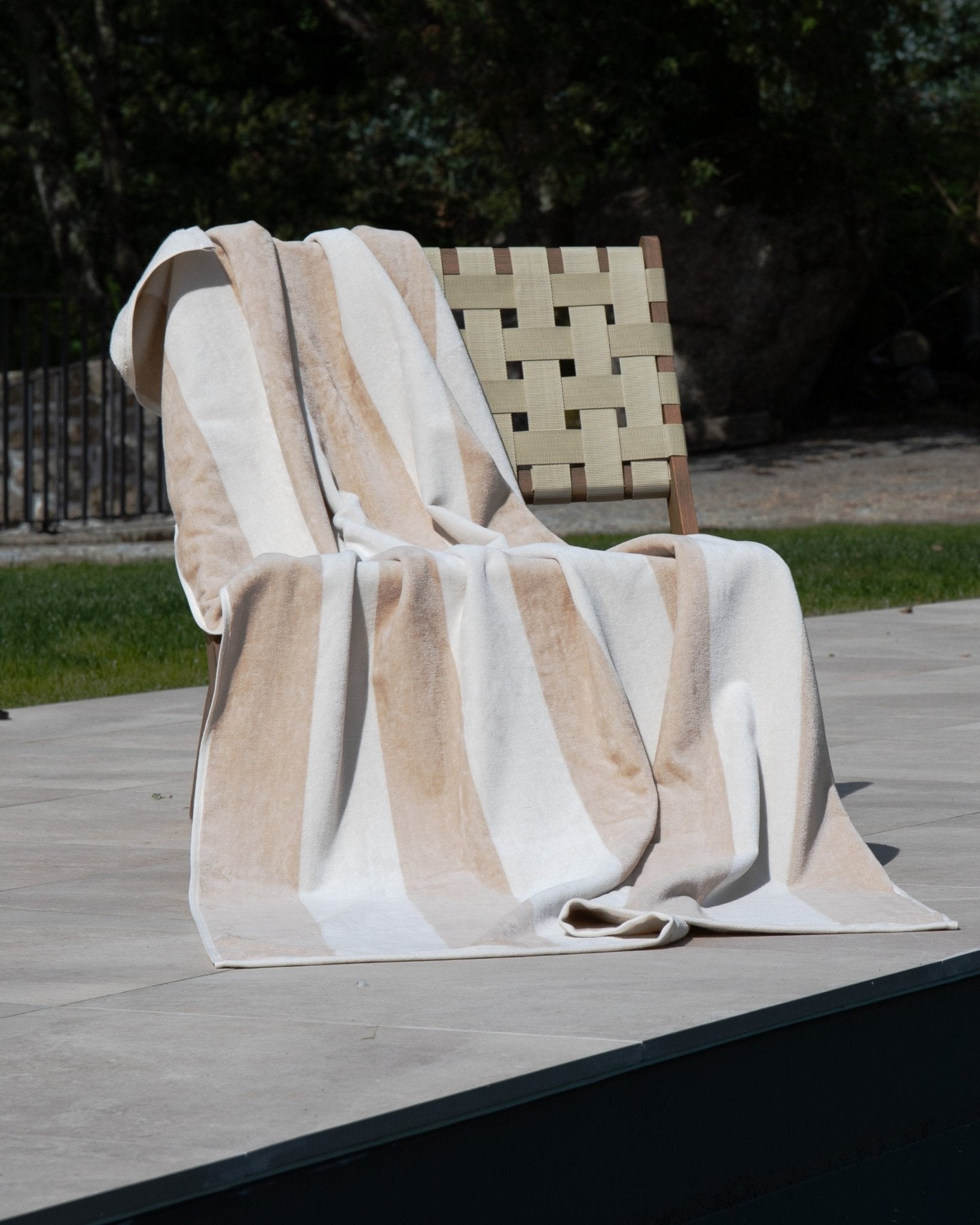 Drap de Bain Velours Régate 450g/m² 100x200cm - Marinette Saint - Tropez