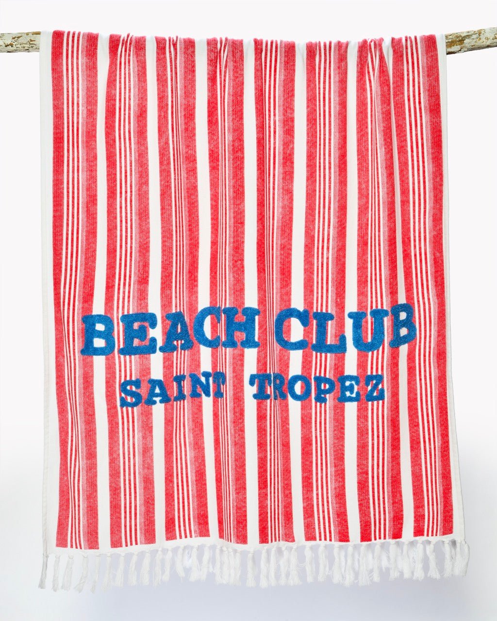 Fouta Bayadère Tufté Rayures - Marinette Saint-Tropez