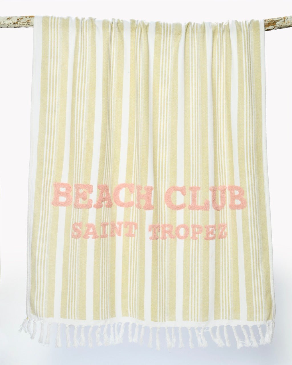 Fouta Bayadère Tufté Rayures - Marinette Saint-Tropez