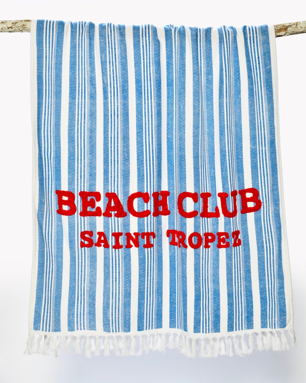 Fouta Bayadère Tufté Rayures - Marinette Saint-Tropez