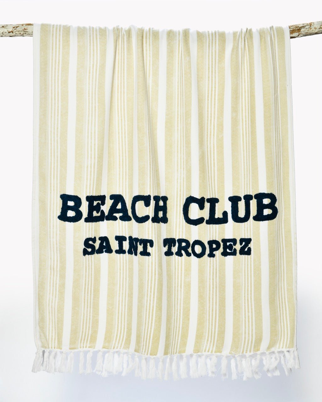 Fouta Bayadère Tufté Rayures - Marinette Saint-Tropez