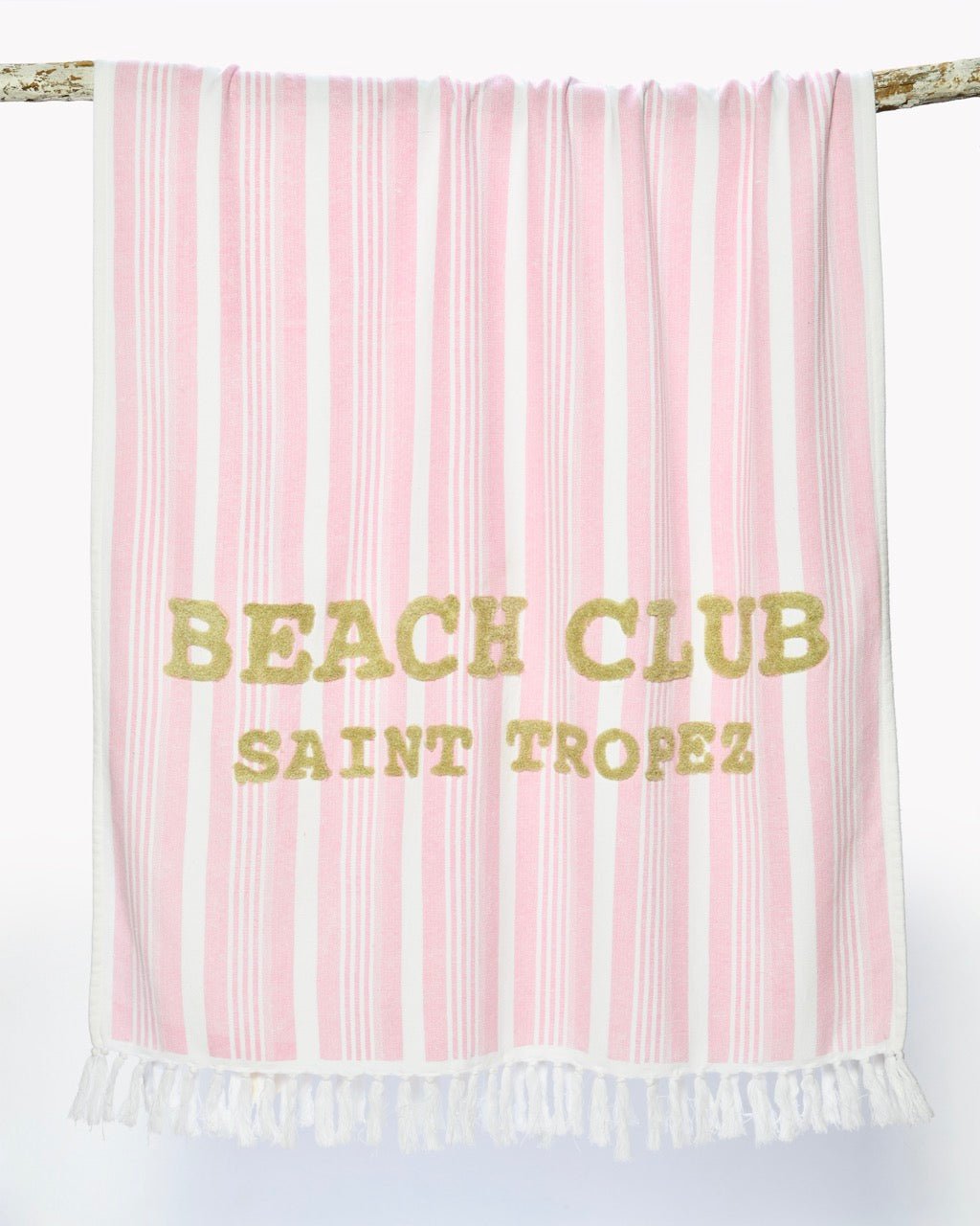 Fouta Bayadère Tufté Rayures - Marinette Saint-Tropez