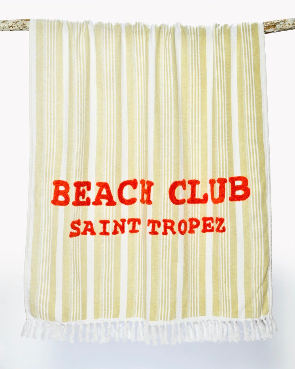 Fouta Bayadère Tufté Rayures - Marinette Saint-Tropez