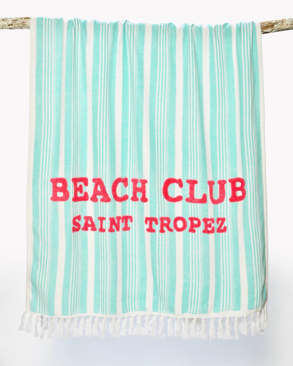Fouta Bayadère Tufté Rayures - Marinette Saint-Tropez