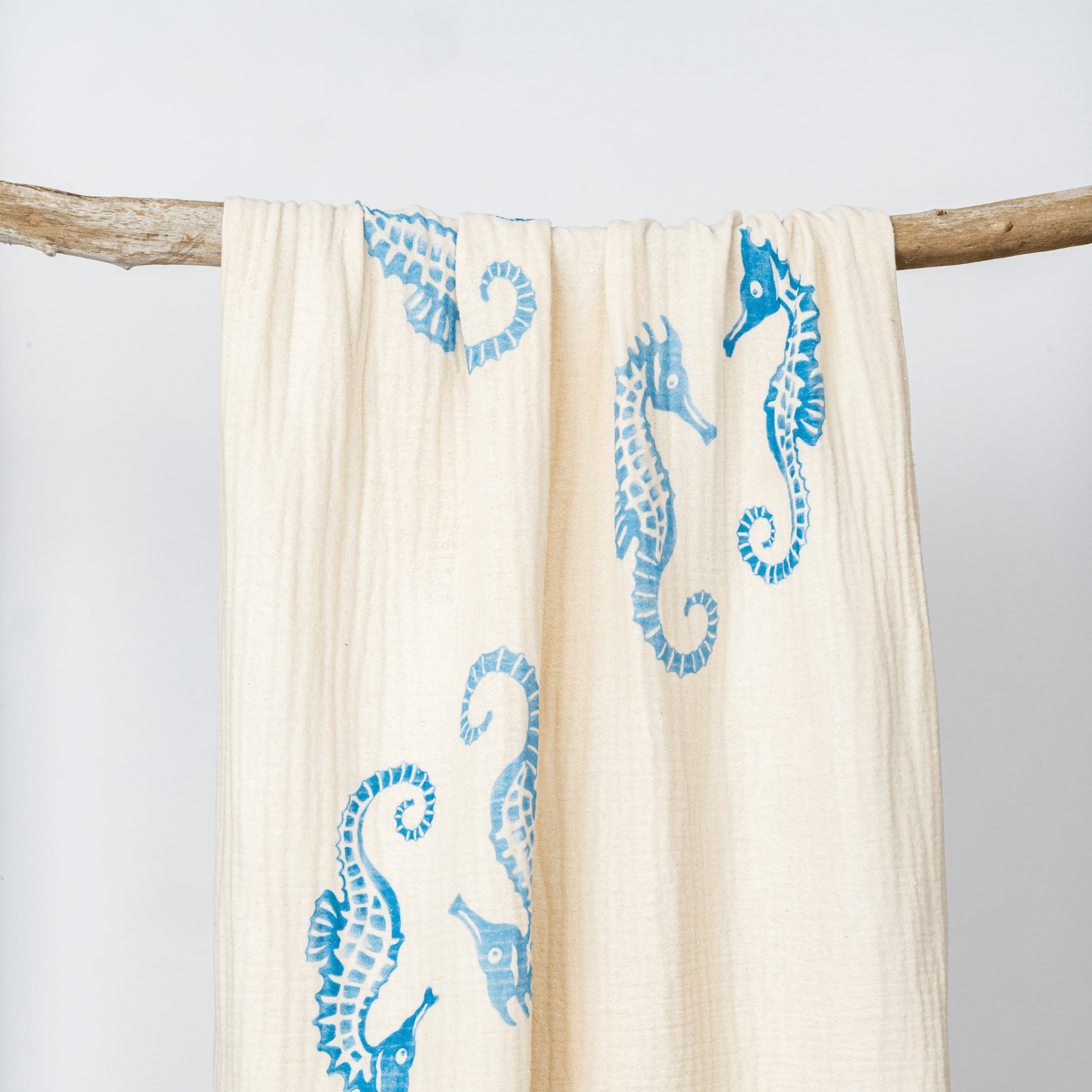 Fouta Capri en gaz de coton - Marinette Saint - Tropez