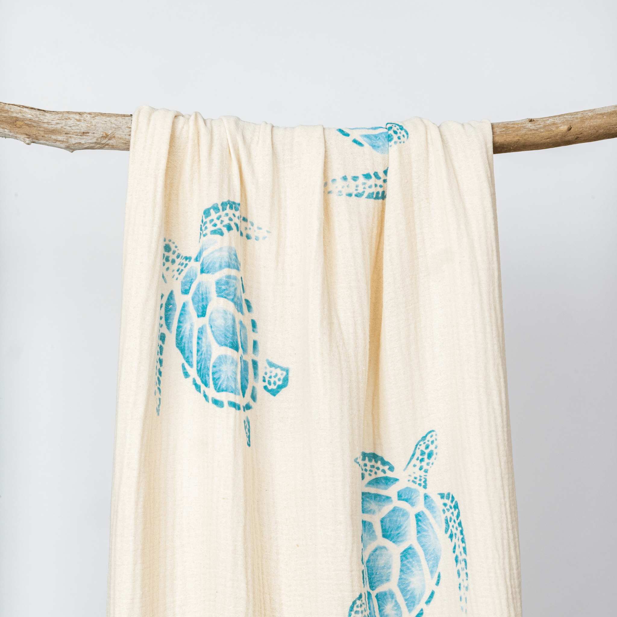 Fouta Capri en gaz de coton - Marinette Saint - Tropez