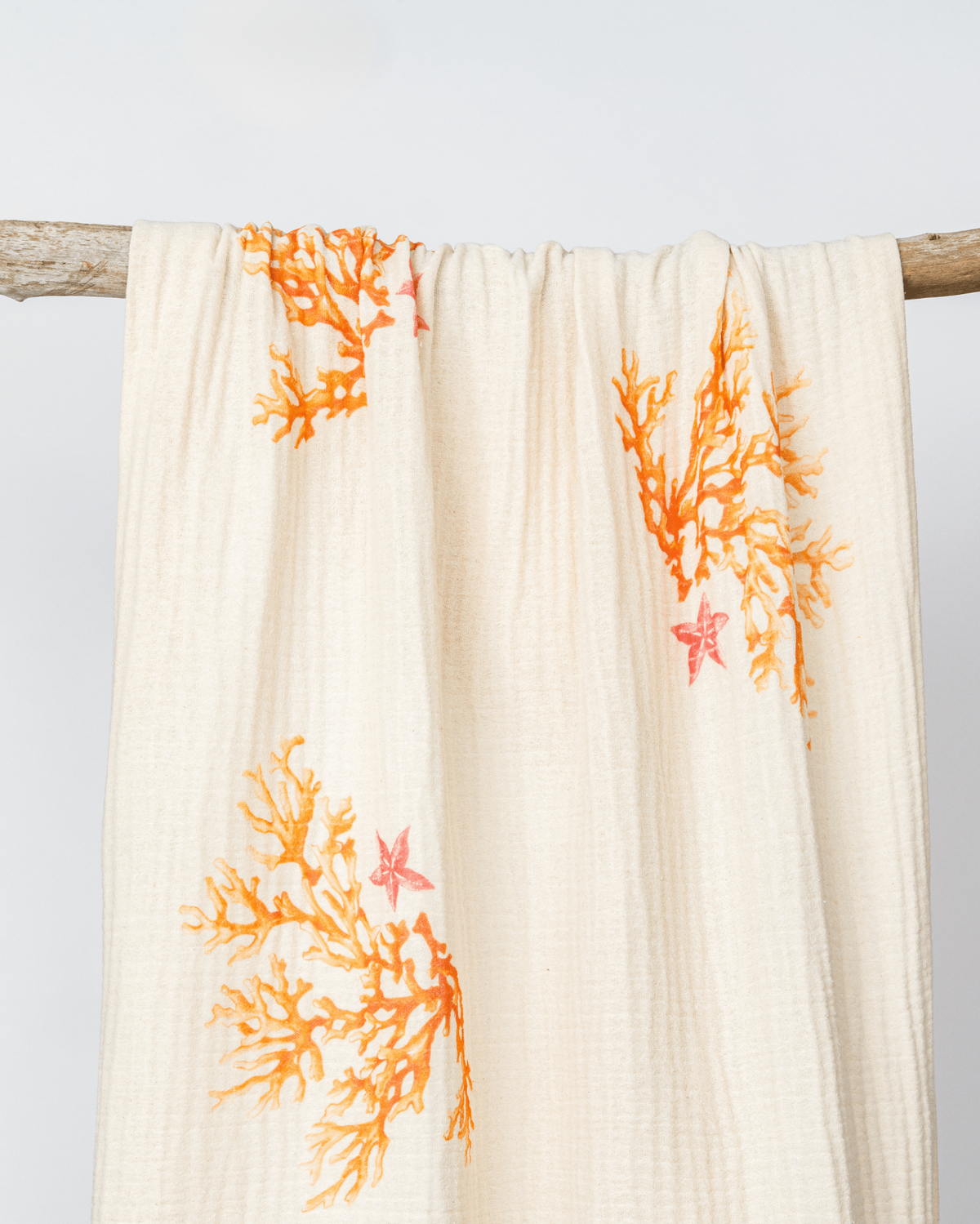 Fouta Capri en gaz de coton - Marinette Saint - Tropez