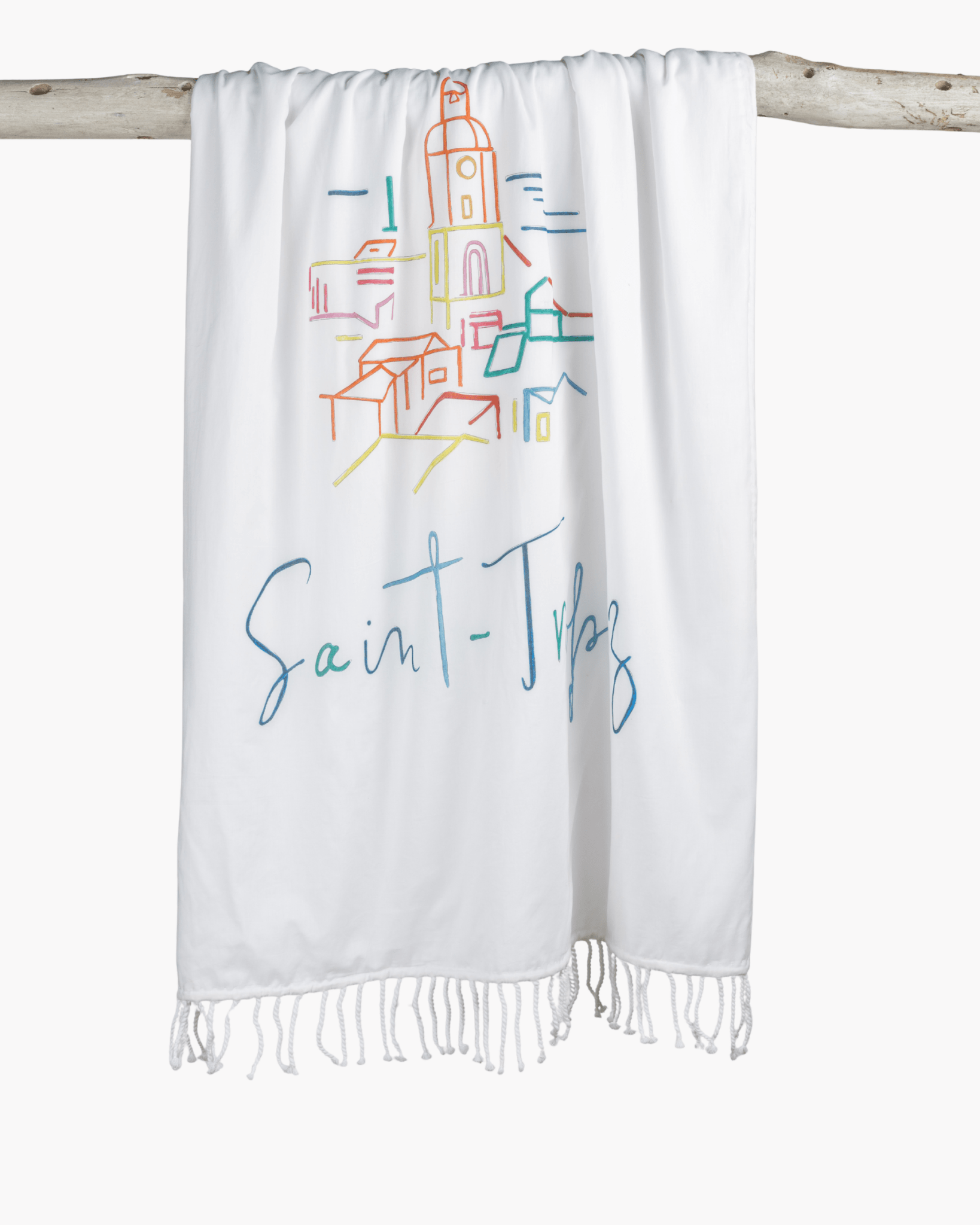 Fouta de plage CITADELLE - 90 x 190 cm - Marinette Saint - Tropez