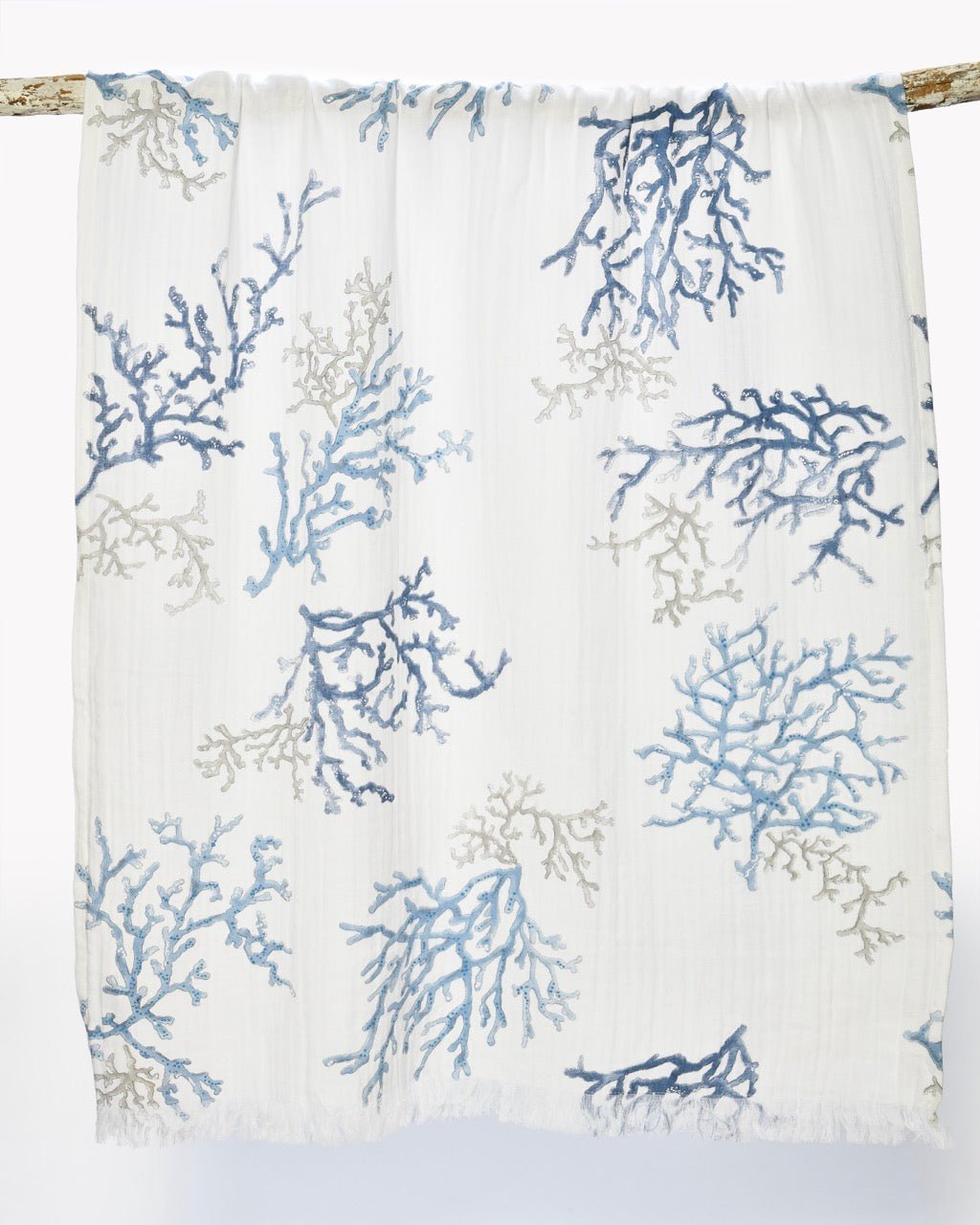 Fouta Gaze de Coton CANOUBIER - 100% Coton - 85×180 cm - Marinette Saint - Tropez