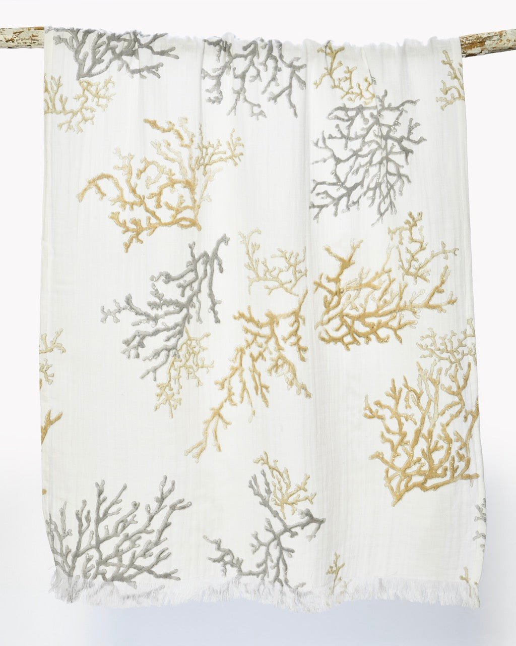 Fouta Gaze de Coton CANOUBIER - 100% Coton - 85×180 cm - Marinette Saint - Tropez