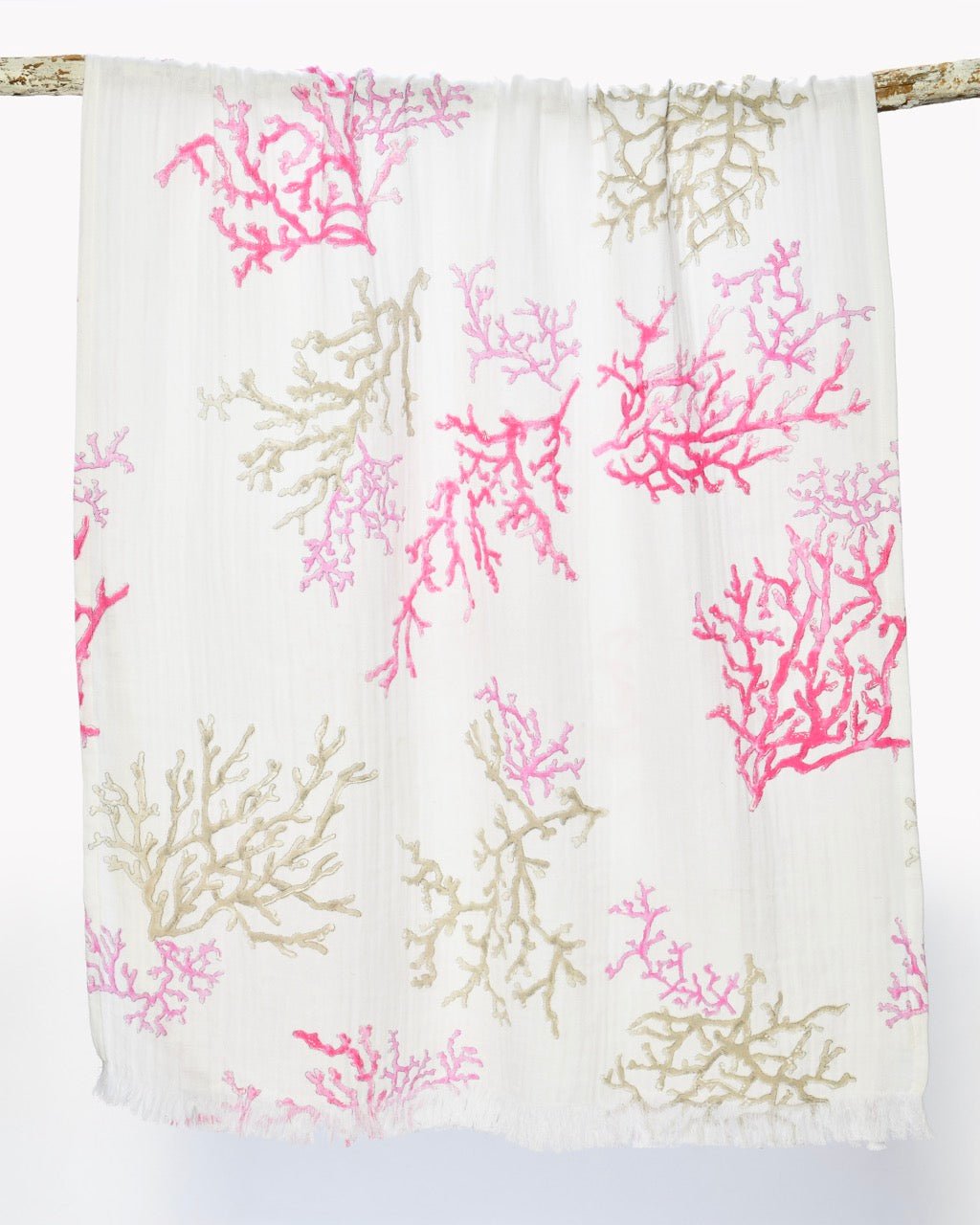 Fouta Gaze de Coton CANOUBIER - 100% Coton - 85×180 cm - Marinette Saint - Tropez