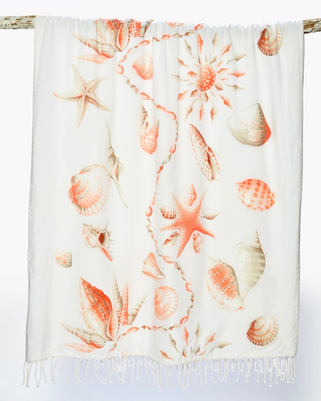 Fouta Luxe DAUVILLE - 100% Coton Voile & Éponge Réversible 90×190 cm - Marinette Saint - Tropez