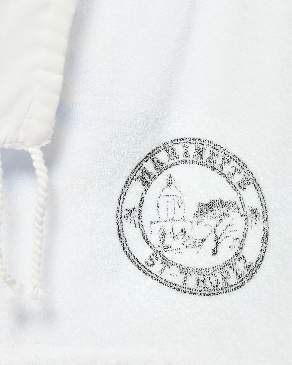 Fouta Luxe DAUVILLE - 100% Coton Voile & Éponge Réversible 90×190 cm - Marinette Saint - Tropez