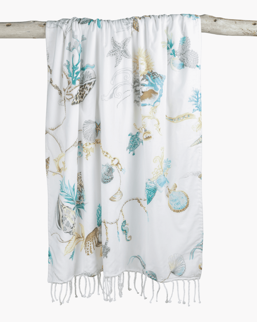 Fouta luxe Mécikas face éponge & coton confort haut de gamme - Marinette Saint - Tropez