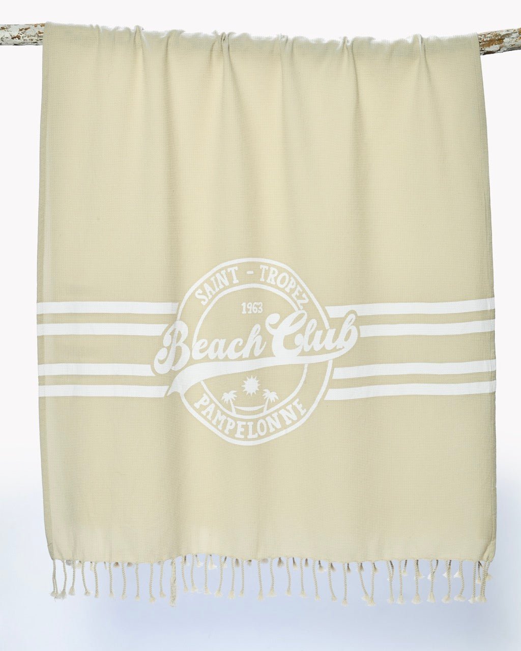 Foutas en nid d'abeille FAMOUS - 100% coton 90x190cm - Marinette Saint - Tropez