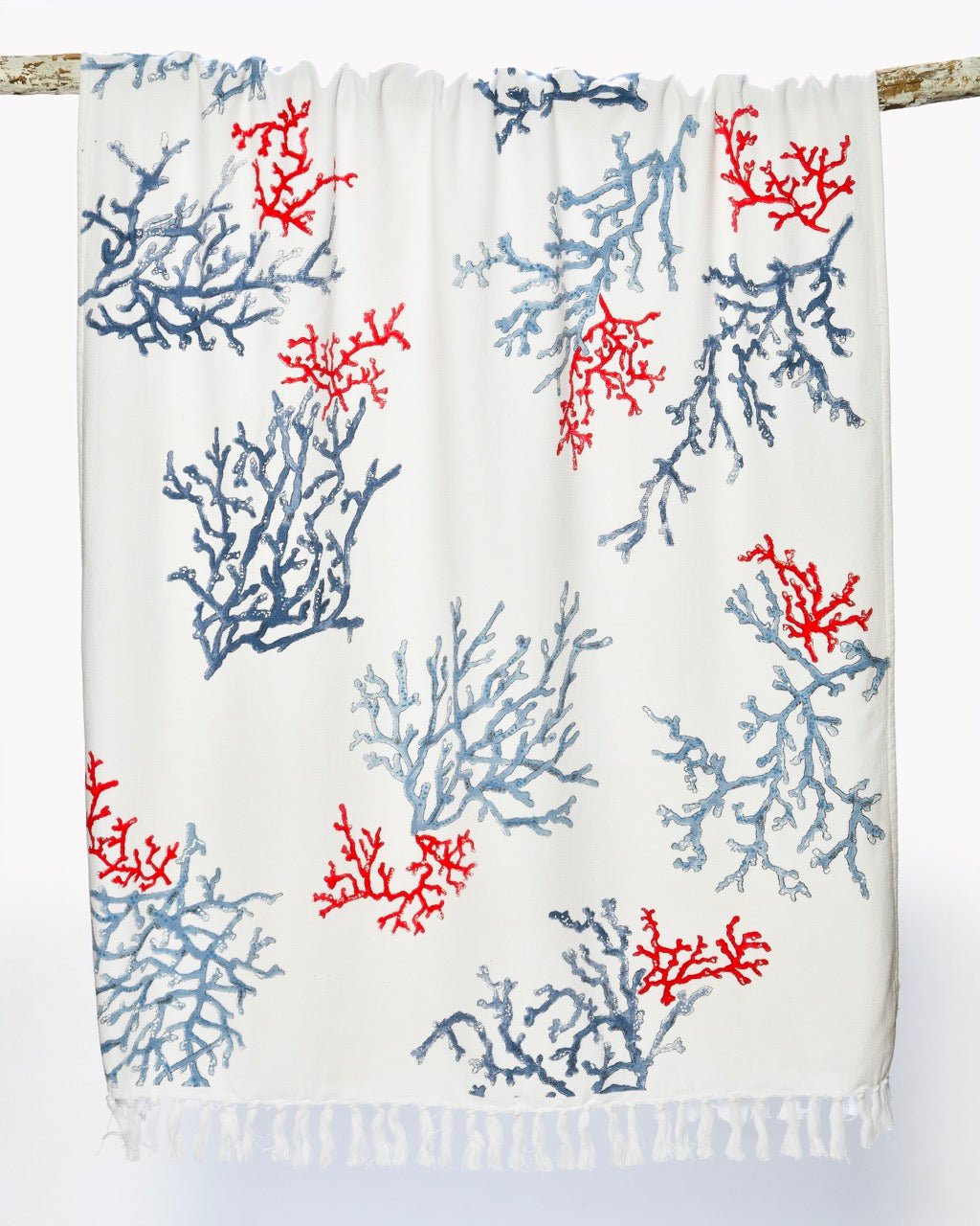 Foutas éponge Canoubier print 100% coton - 90x190cm - Marinette Saint - Tropez