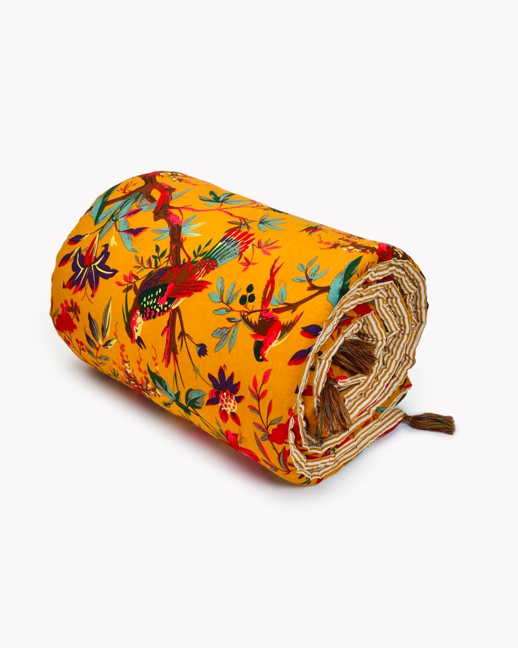 Futon Plaza - Imprimé Floral Indien à Pompons - Marinette Saint - Tropez