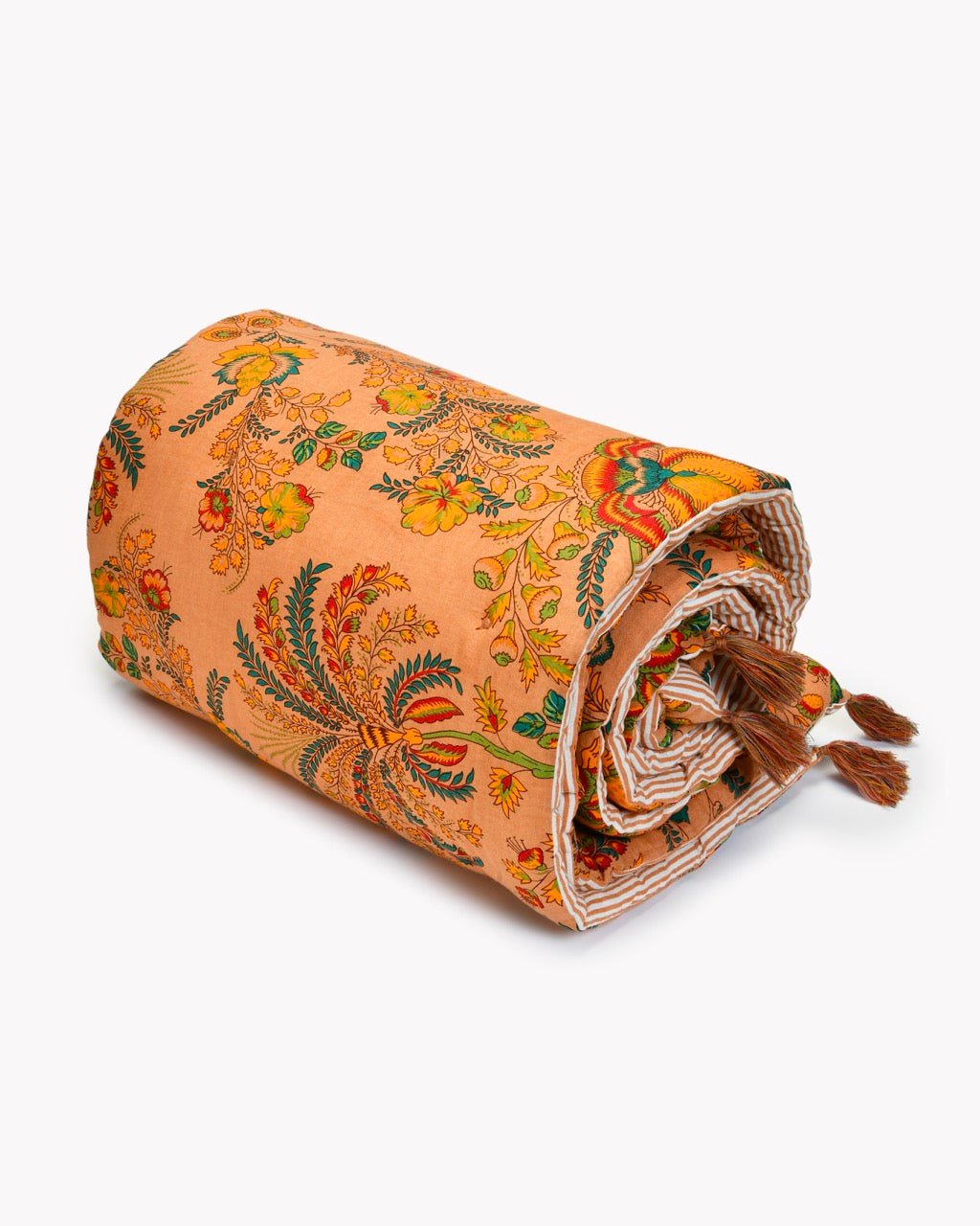 Futon Plaza - Imprimé Floral Indien à Pompons - Marinette Saint - Tropez