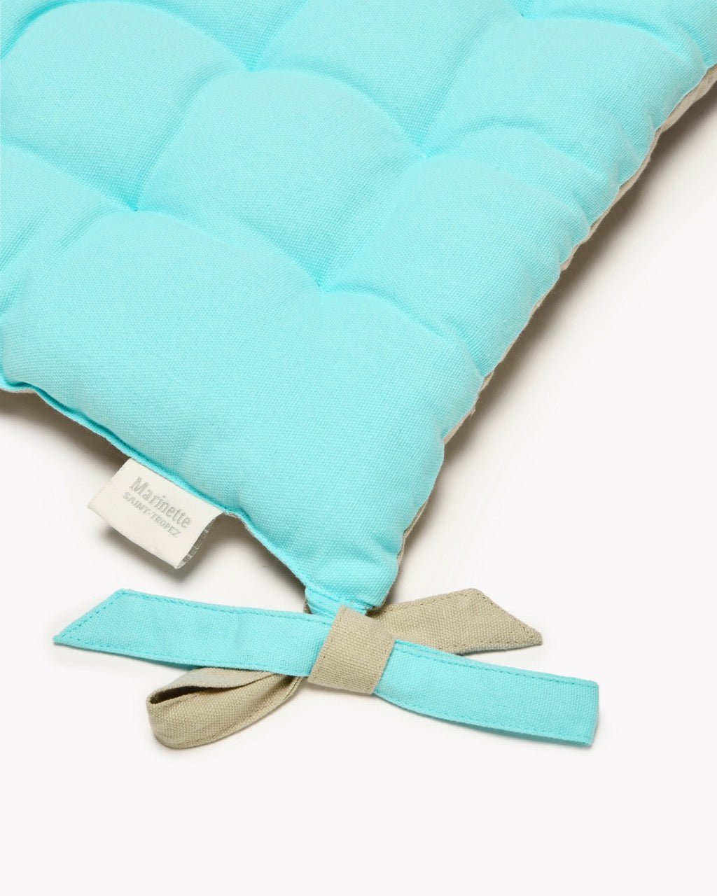 Galette de Chaise Carrée Bristol 100% Coton | 40x40cm - Marinette Saint - Tropez