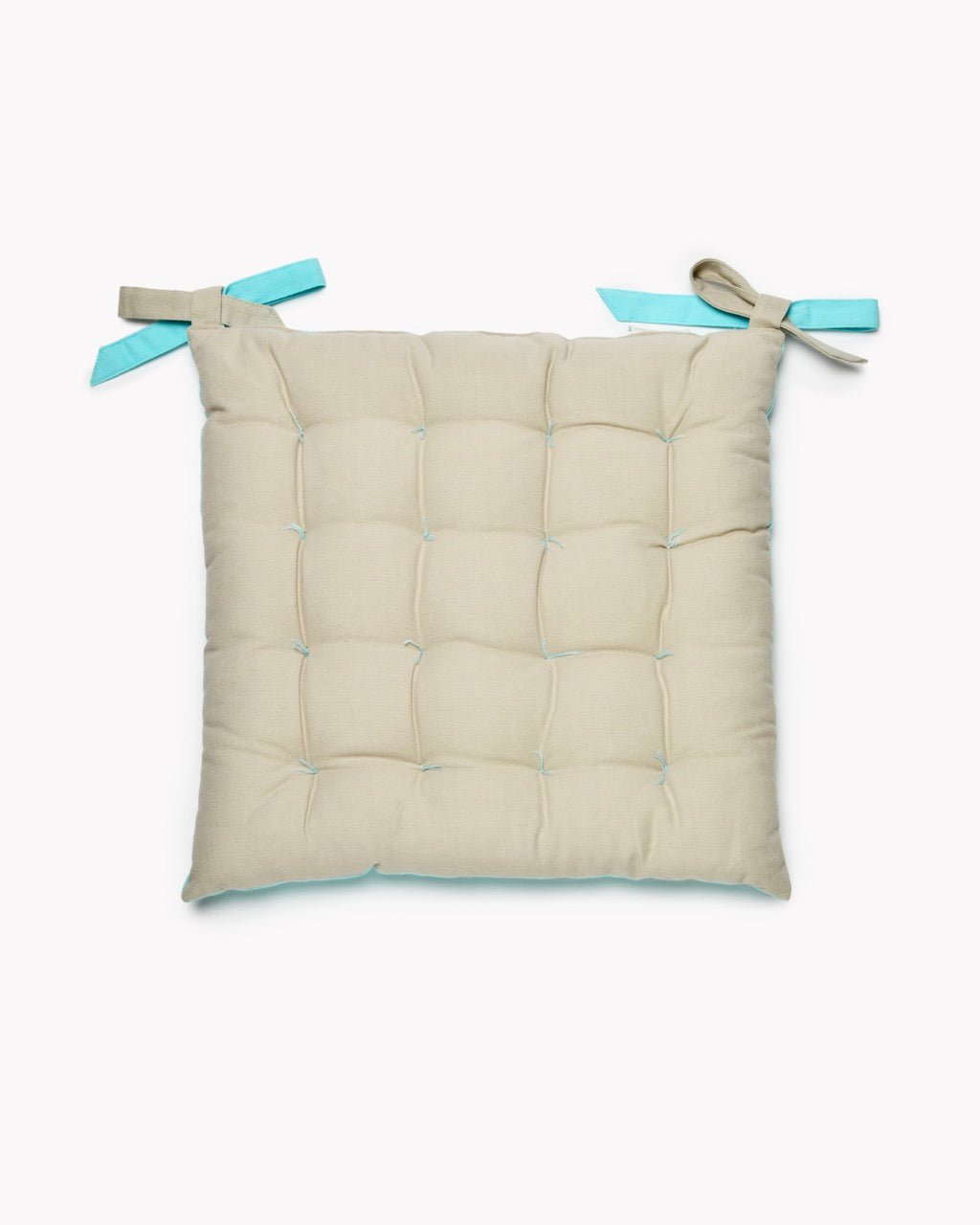 Galette de Chaise Carrée Bristol 100% Coton | 40x40cm - Marinette Saint - Tropez