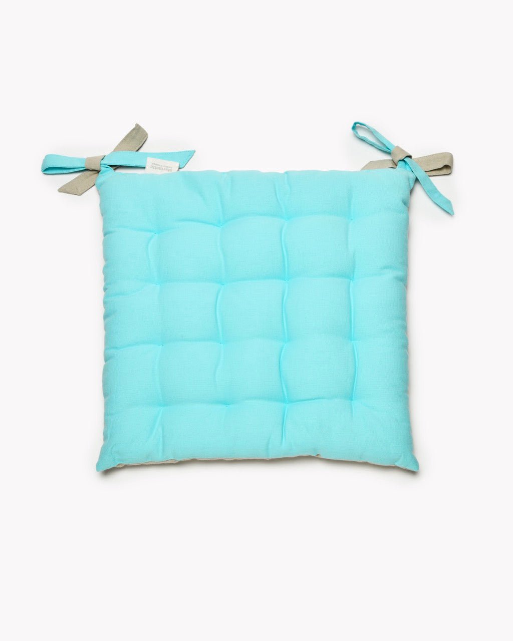 Galette de Chaise Carrée Bristol 100% Coton | 40x40cm - Marinette Saint - Tropez